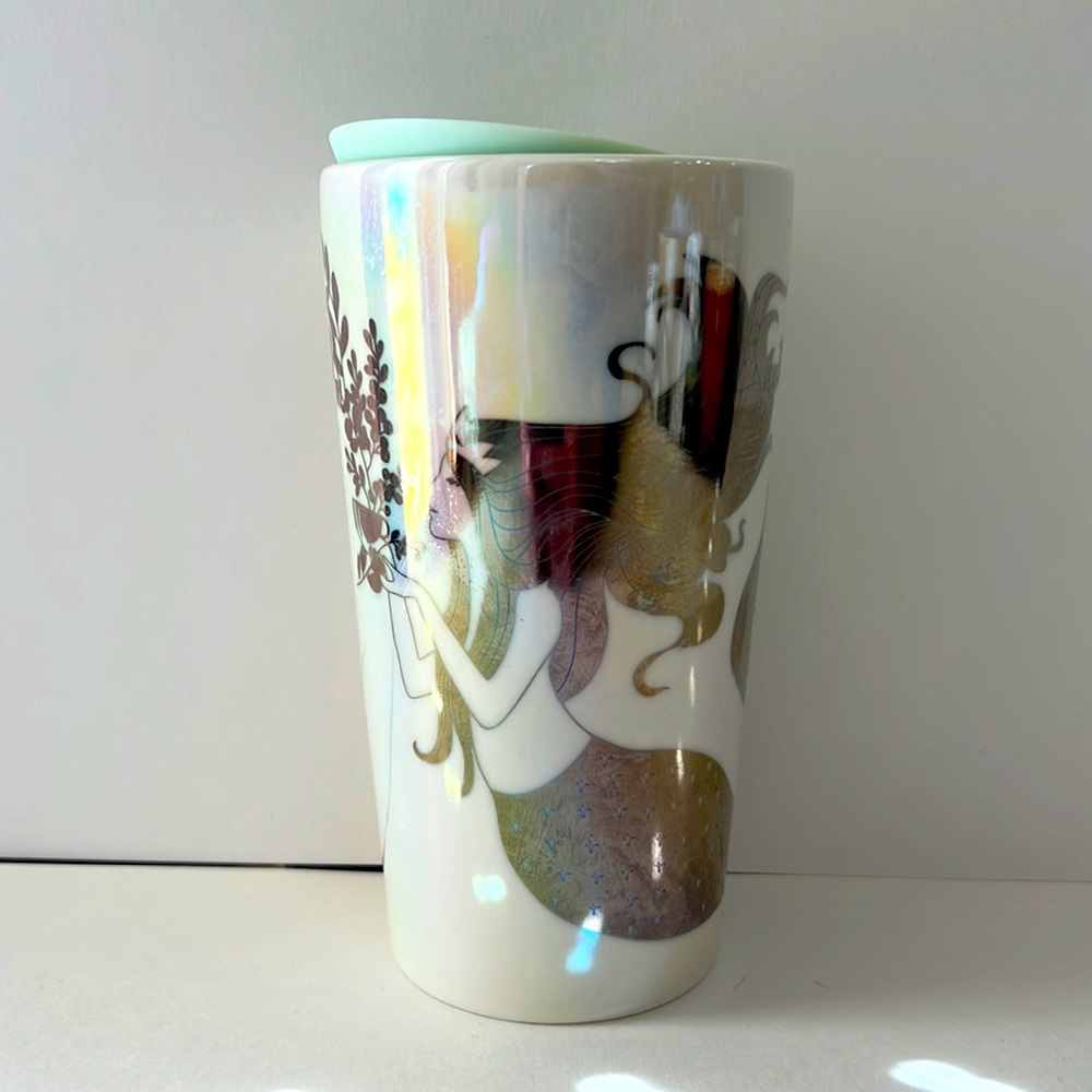 Starbucks Iridescent Mermaid (Winter Siren) 2021 Ceramic Tumbler